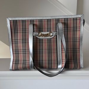 BURBERRY Vintage 80’s tote Bag w/ COA